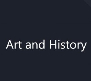 Graphic that says Art and History